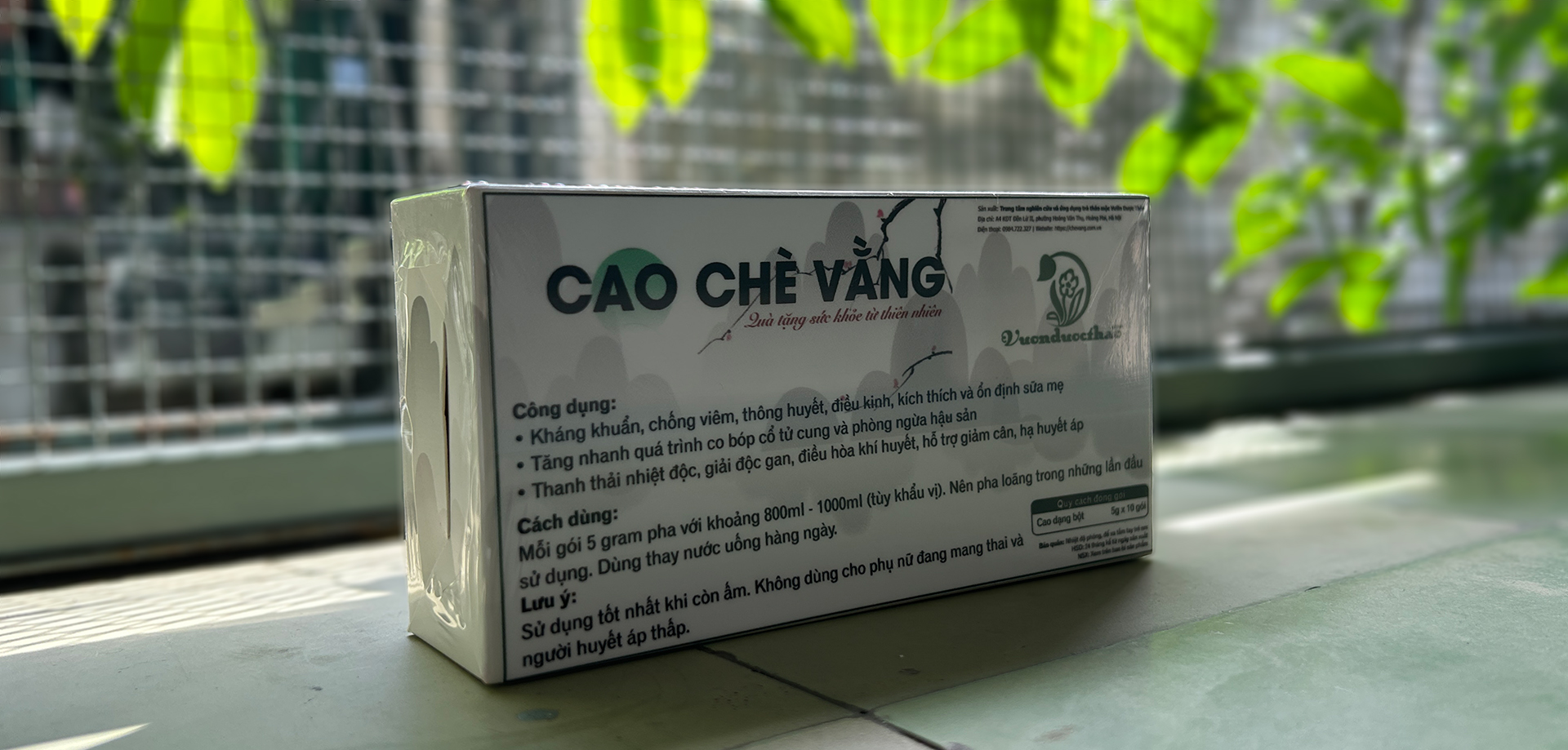 banner cao chè vằng